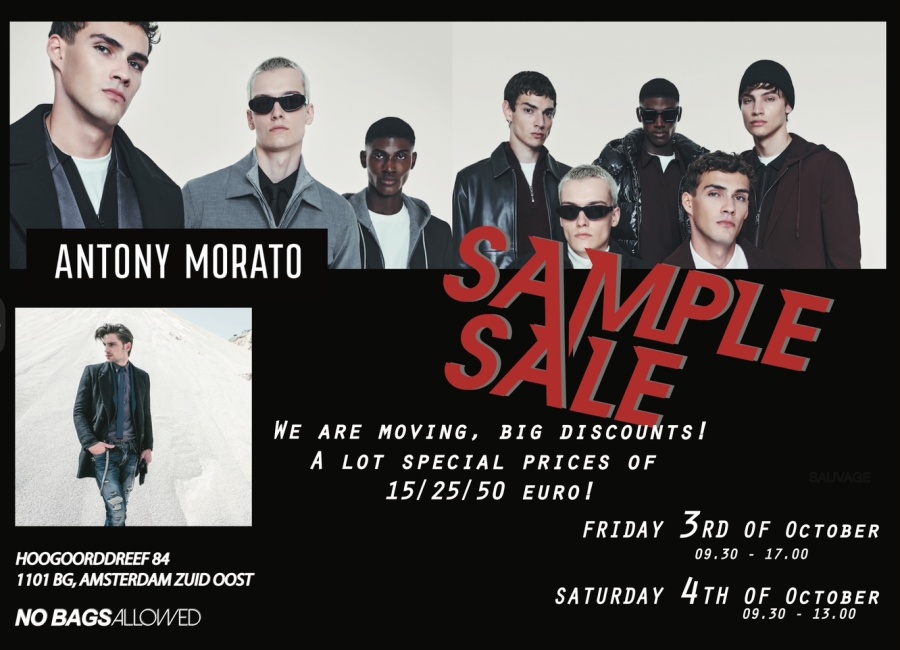 Antony Morato Sample Sale