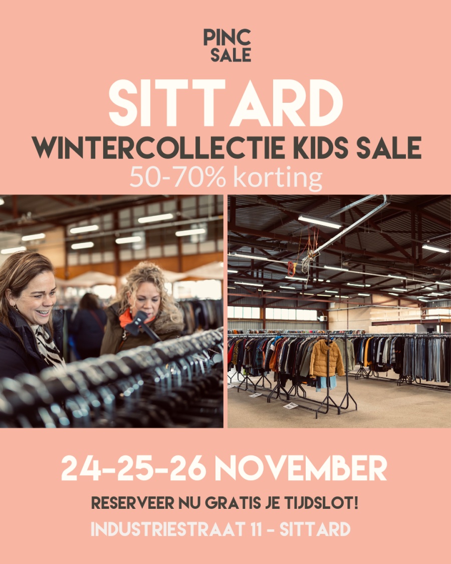 KIDS SALE wintercollectie 50-70% korting in Sittard