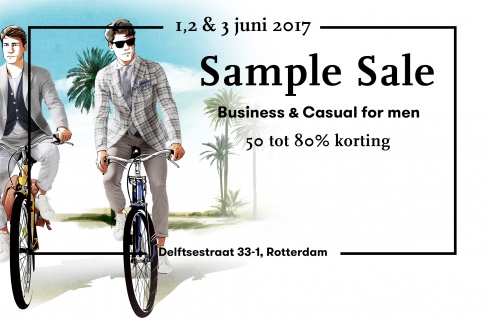 Sample Sale Rotterdam. Premium business & casual merken voor heren.  - 1