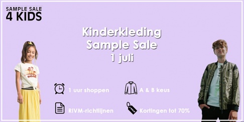 Sample Sale Kinderkleding bij Samplesale4kids | 1 juli - 1