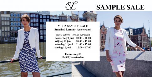 Smashed Lemon MEGA SAMPLE SALE in Amsterdam - 1