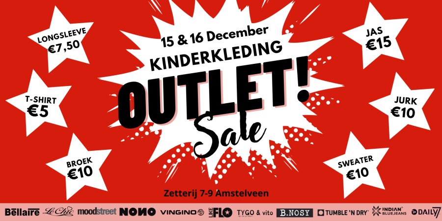 Outet Kids Sale 15 & 16 dec | Amstelveen - 1