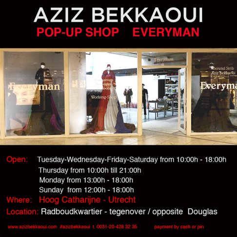 Pop-Up Shop Everyman/Aziz Bekkaoui