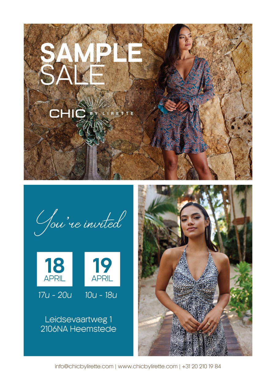 Sample sale van Chic by Lirette 