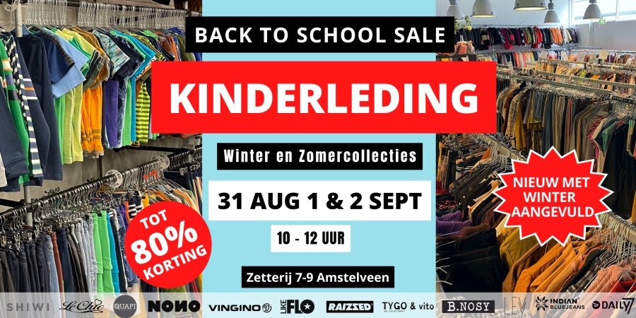 Kids Back to School Sale Amstelveen - 1