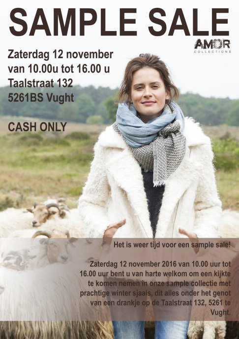 Sample sale Amor collections wintereditie