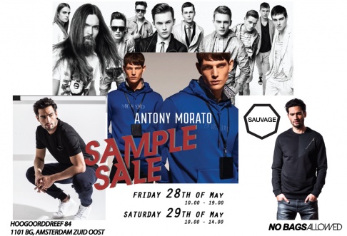 ANTONY MORATO en SAUVAGE SAMPLE SALE