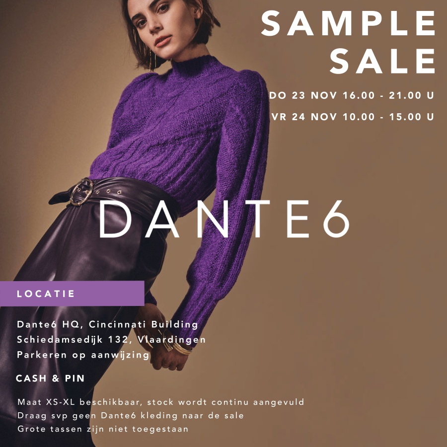 DANTE6 SAMPLE SALE