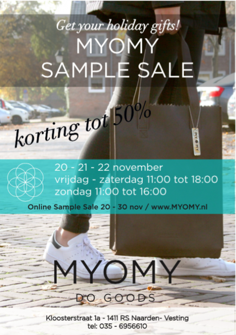 Go get your gift at MYOMY's Sample sale!