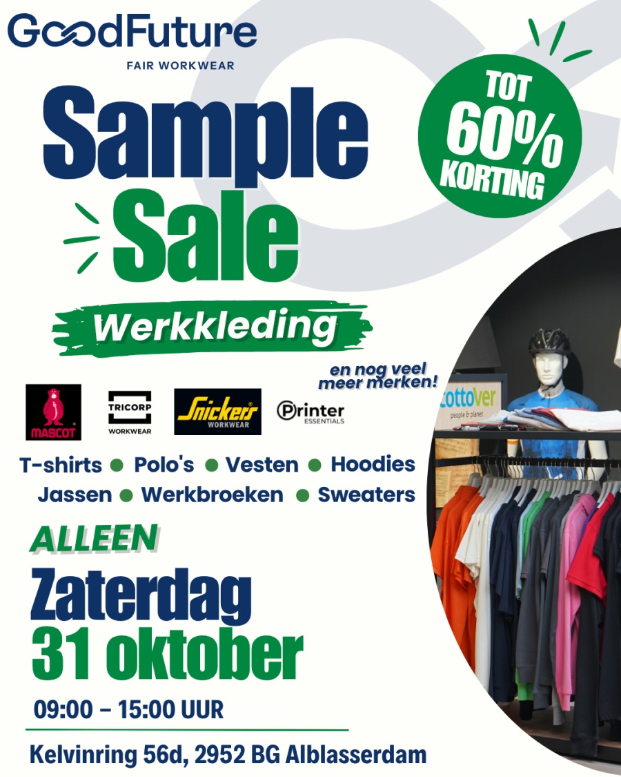 SAMPLE SALE bij GoodFuture β hoge kortingen op (werk)kleding! - 1