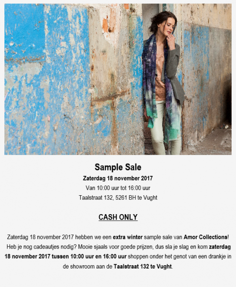 Extra winter sample sale // Amor Collections - 1