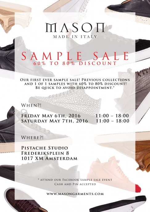 Mason Garments first ever Sample Sale - 1