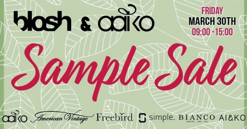 Blosh sample sale!