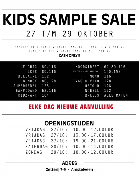 Sample Sale 4 Kids | Amstelveen - 1