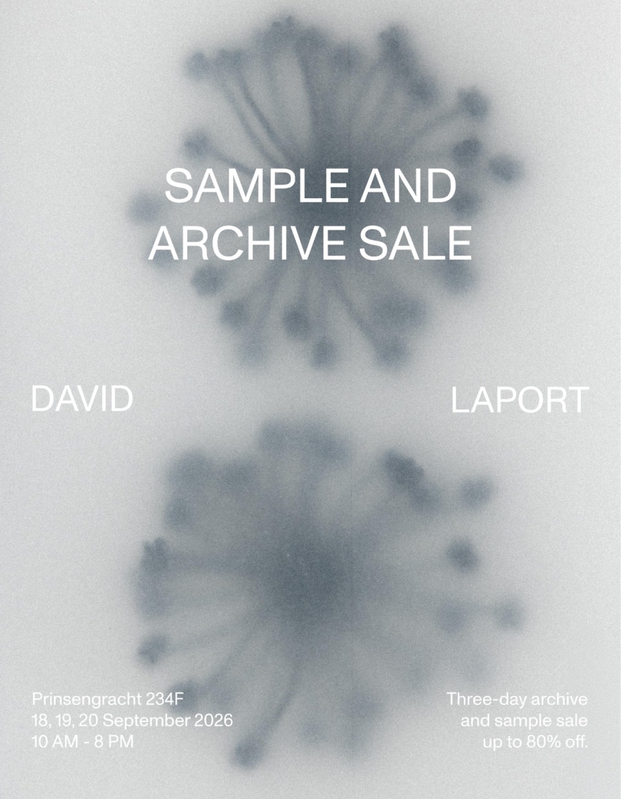 David Laport pop-up archive & sample sale