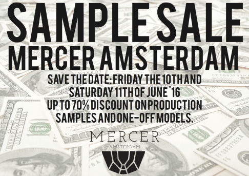 Mercer Amsterdam Sample Sale - 1