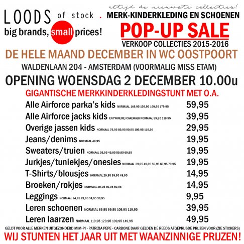 L O O D S  of  stock  .  stunt het jaar uit! - 1