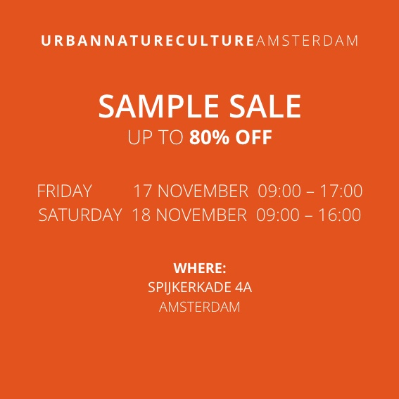 Urban Nature Culture Amsterdam Sample Sale - 1
