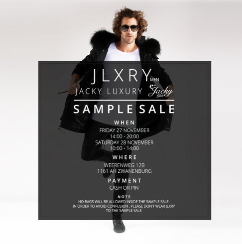 JACKY LUXURY FALL WINTER  MEGA SAMPLE SALE - 2