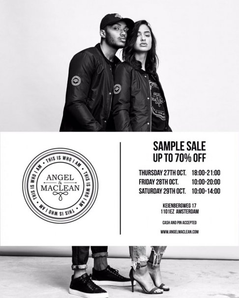 Angel & Maclean sample sale