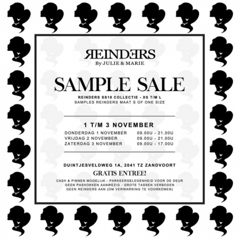 Reinders & Airforce sample sale