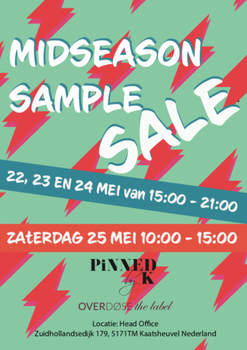 Midseason sample sale PINNED by K & OVERDØSE THE LABEL.