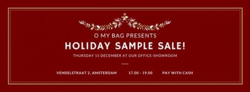 O My Bag Holiday Sample Sale