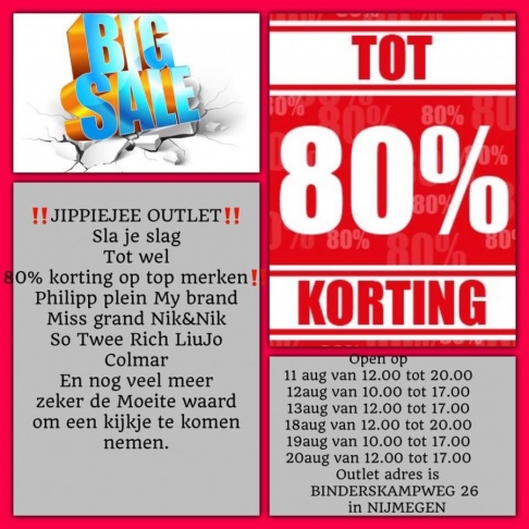 JippieJee outlet winkelverkoop