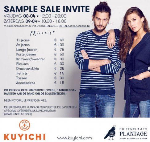 Kuyichi sample sale