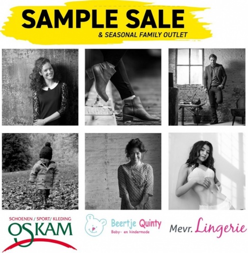 Sample Sale / Family-outlet kleding / schoenen / lingerie