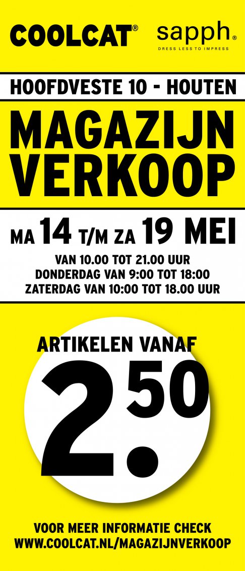 COOLCAT MAGAZIJNVERKOOP - 1