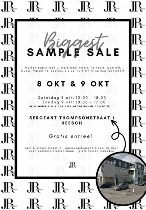 JR Fashion sample sale 2022 - 1