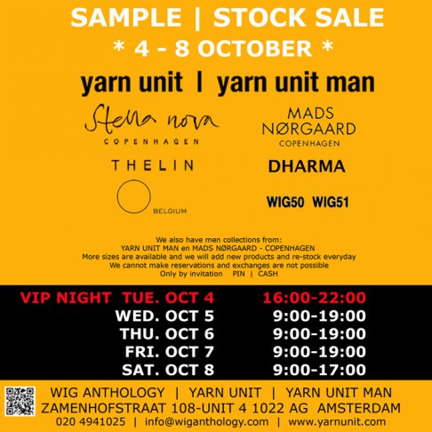 Sample, stock sale YARN UNIT