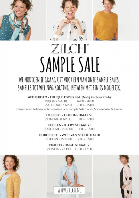 Zilch sample sale Utrecht