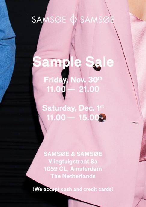 SAMSØE&SAMSØE sample sale