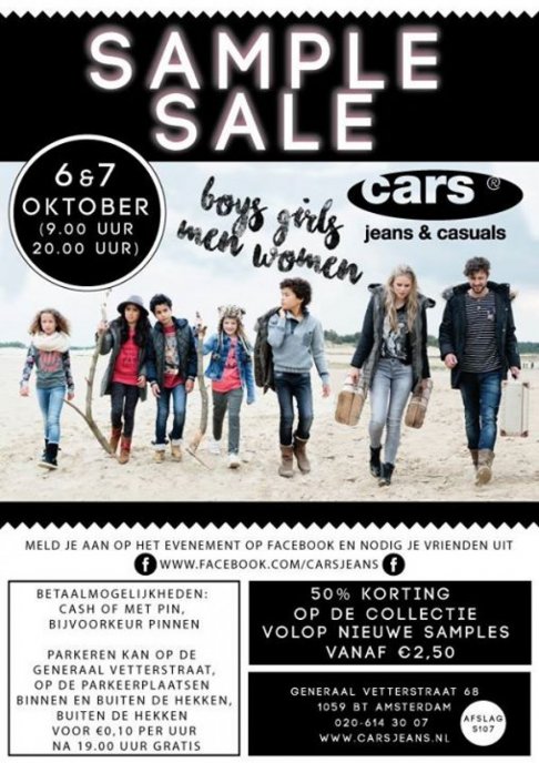 CARS JEANS Sample SALE - 1