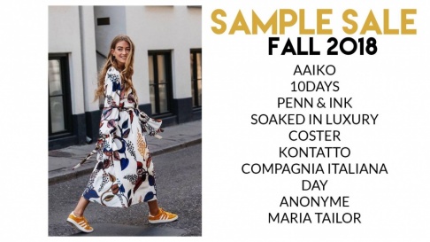 Sample sale-Fall Collection- Rotterdam - 1