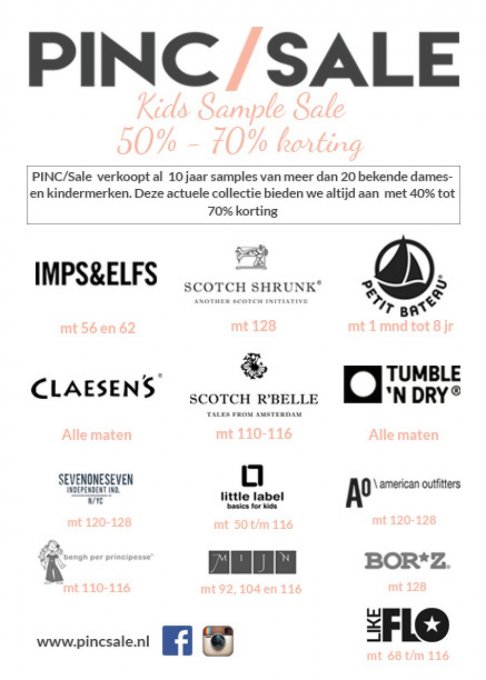 Pinc Kids Sample Sale - 2