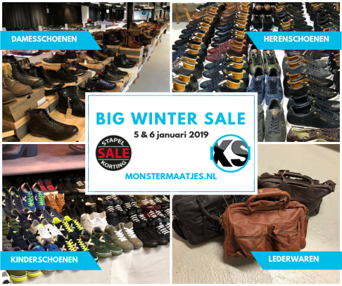 Monstermaatjes Big Winter Sale - stapelkorting op schoenen! - 1