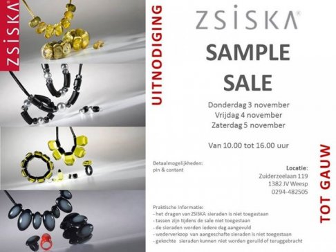 ZSISKA sample sale / magazijnverkoop - 1