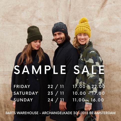 BARTS sample sale - shop your favourite winter and summer accessories for adults and kids! - 1