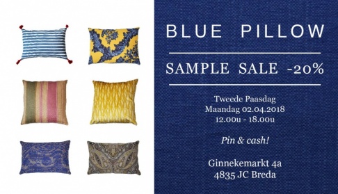 Blue Pillow Sample Sale - 1