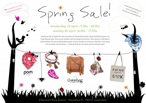 Spring Sale A Beautiful Story, O my bag & Pom