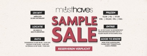 Sample Sale 2020 TheMusthaves