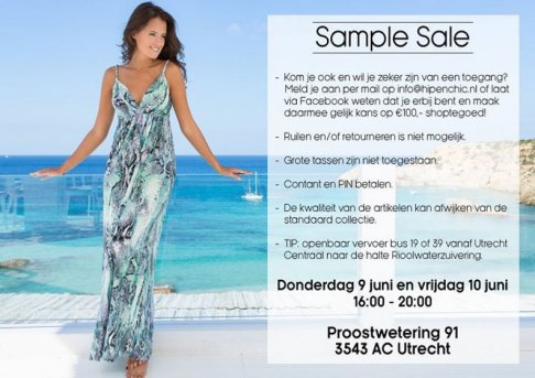 Hip&Chic Summer Sample Sale - 1