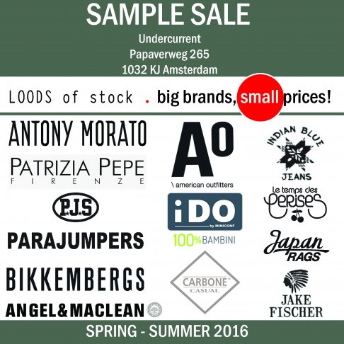 Exclusieve kinderkleding sample sale spring-summer 2016 - 1
