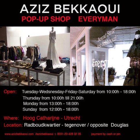 POP-UP SHOP AZIZ BEKKAOUI - 1