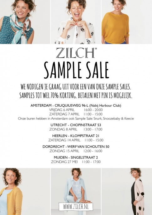 Zilch sample sale Heerlen