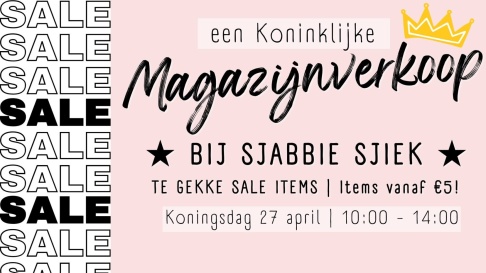 Sjabbie Sjiek magazijnverkoop