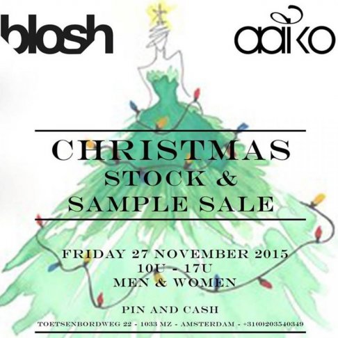 Blosh & Aaiko Christmas Stock & Sample Sale! - 1
